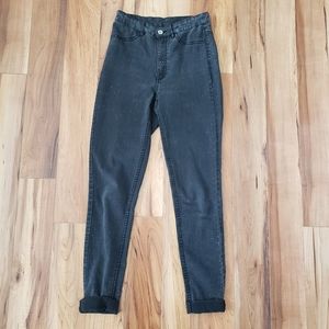 High Rise Grey Jeggings - H&M
